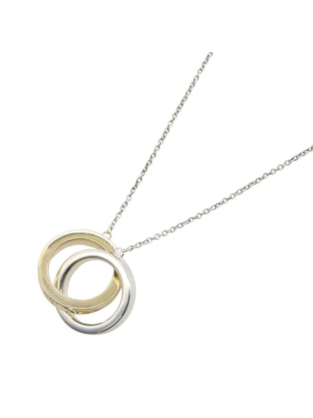 Tiffany & Co Necklace Ring 40 18k 925 Sterling Silver